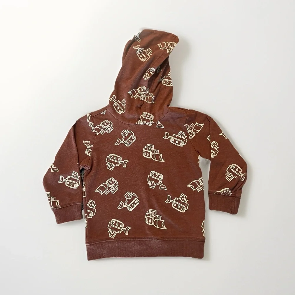 Carter's Size 24M Construction Hoodie Toddler (0828)
